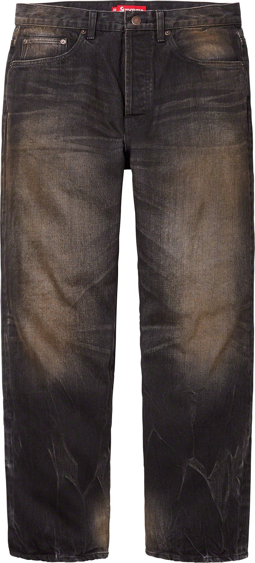 Distressed Loose Fit Selvedge Jean view 9